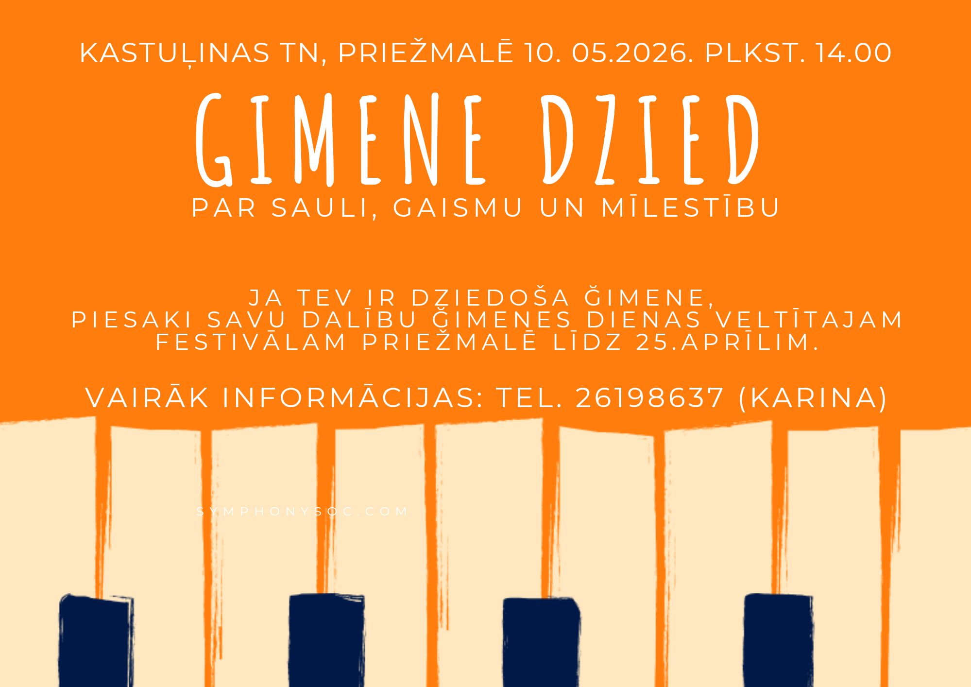 Ģimenes festivāls Kastuļinas Tautas namā