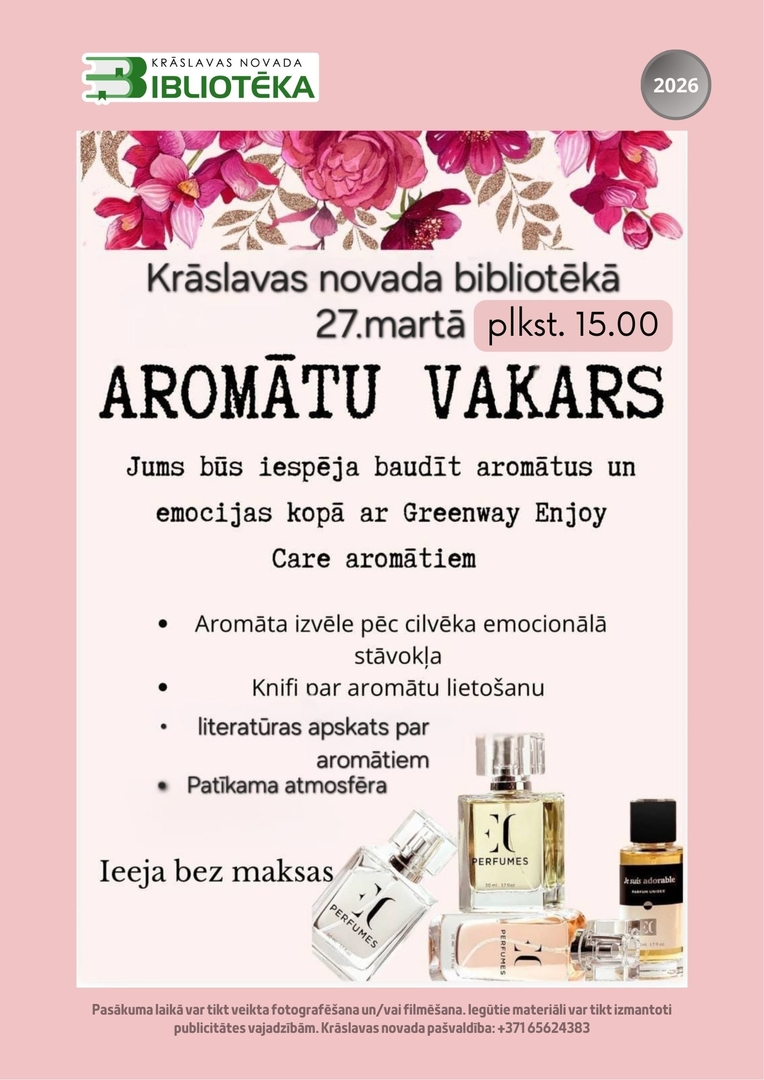 Pasākums Krāslavas novada bibliotēkā