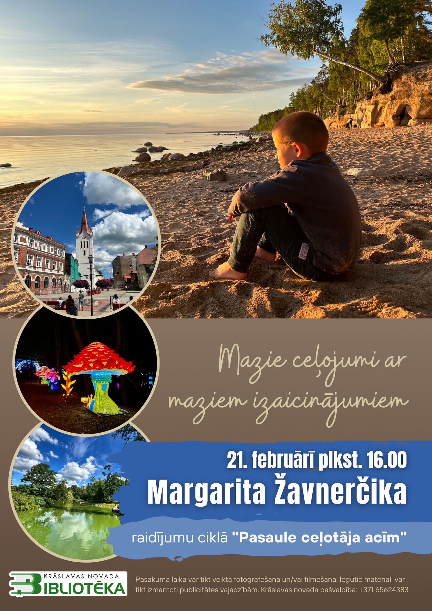 Ceļojumu sarunas Krāslavas novada bibliotēkā
