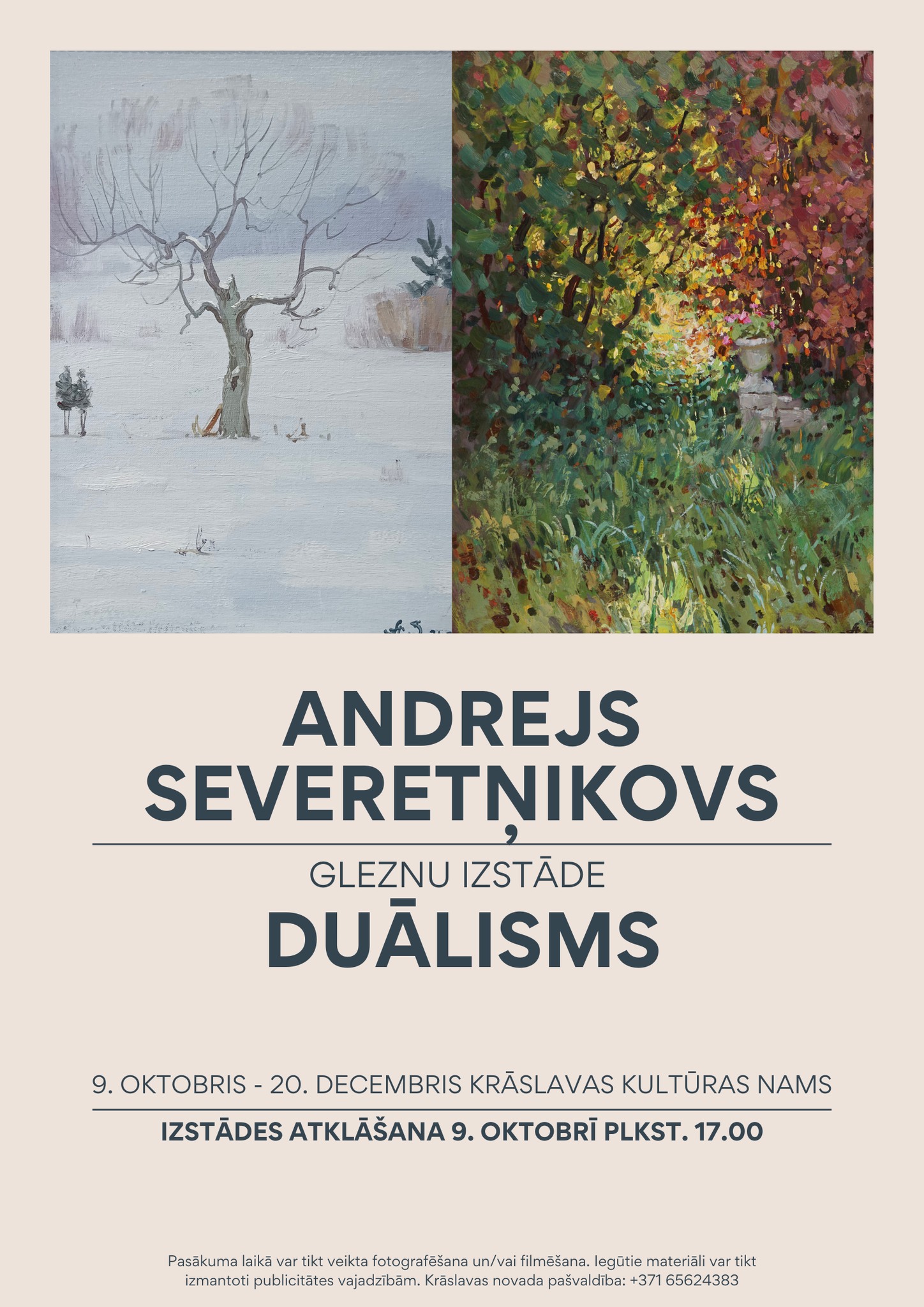 Izstādes atklāšana Krāslavas kultūras namā