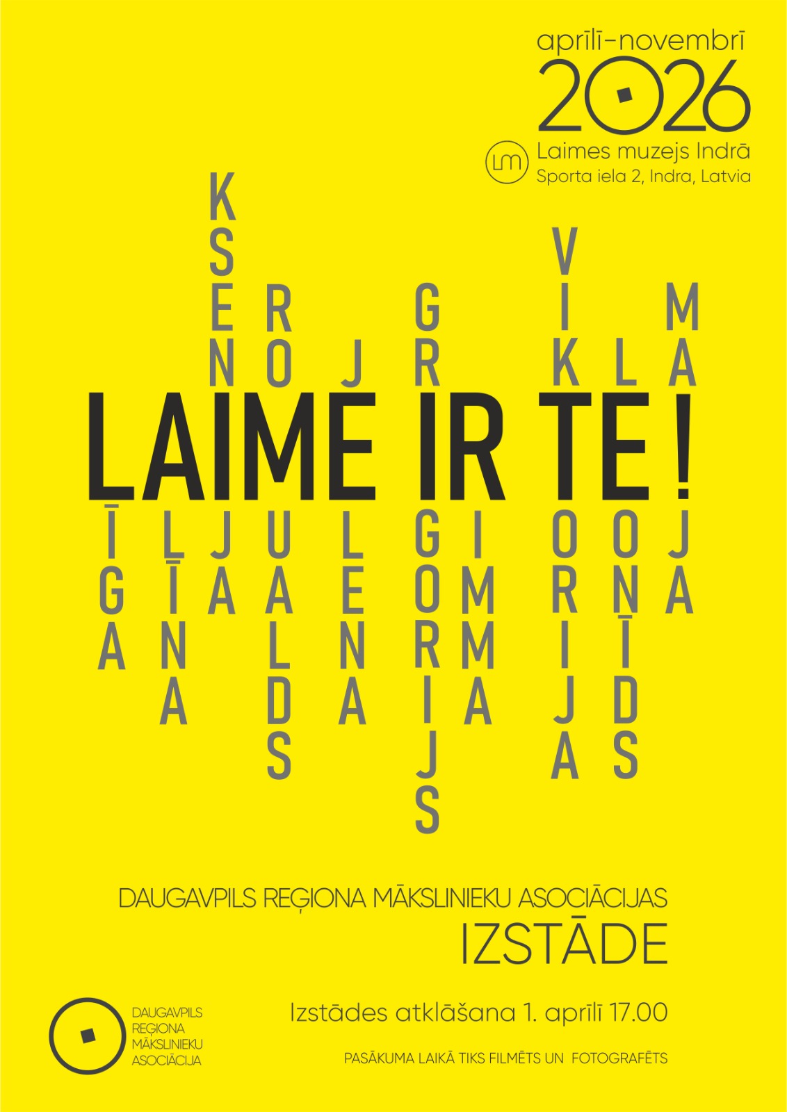 Izstādes atklāšana Laimes muzejā