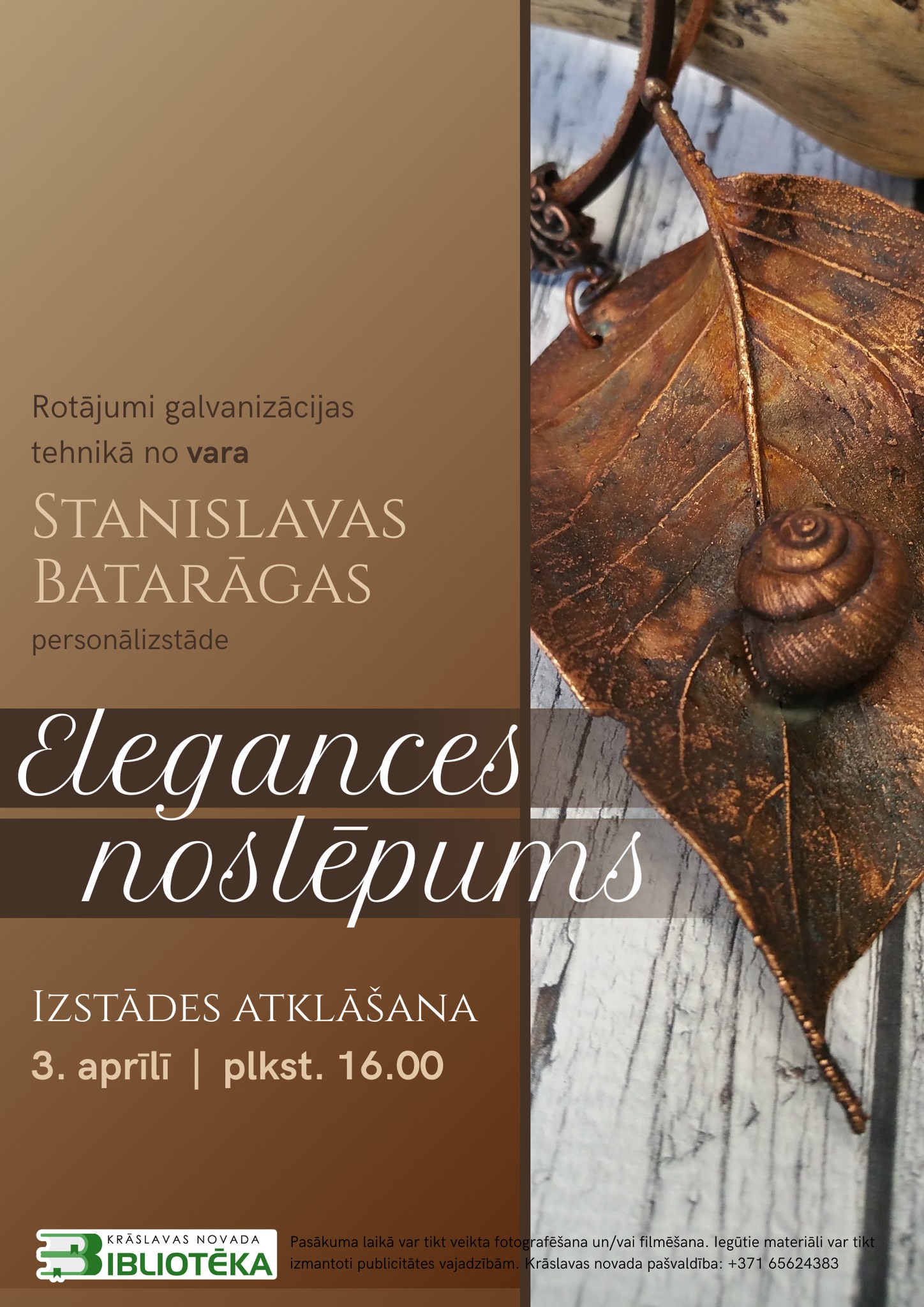 Izstādes atklāšana Krāslavas novada bibliotēkā