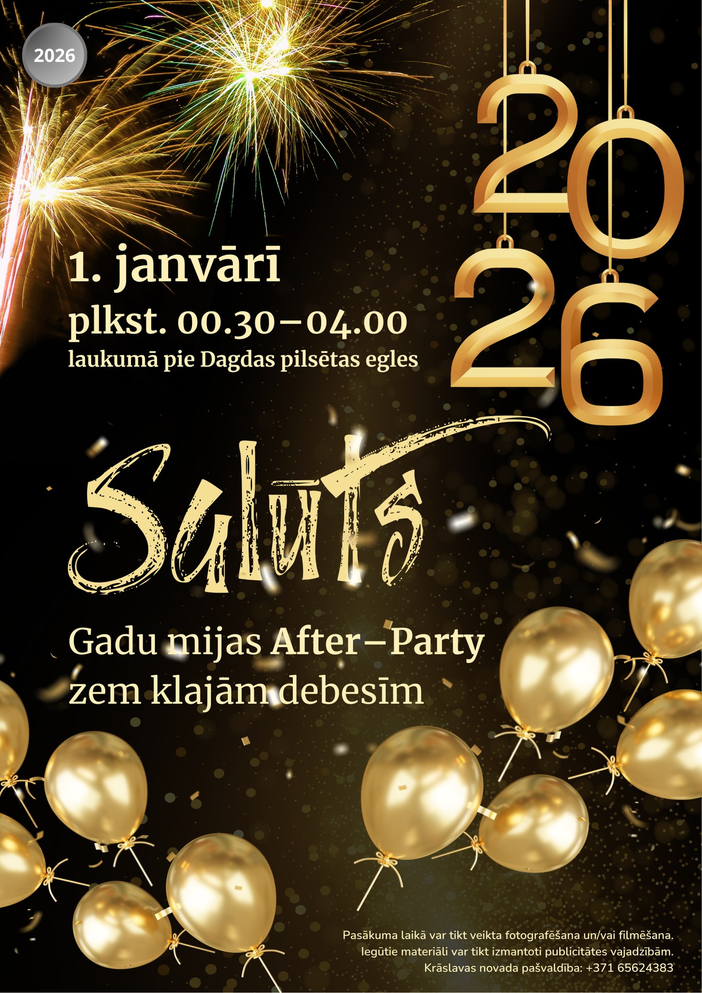 Jaungada salūts Dagdā