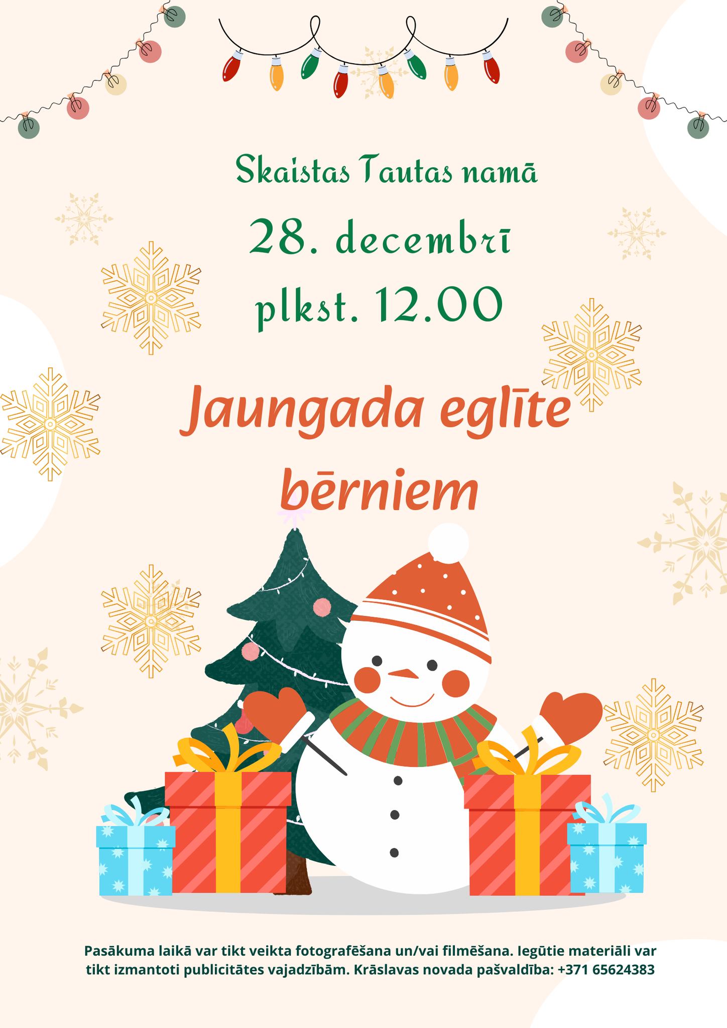 Jaungada eglīte bērniem