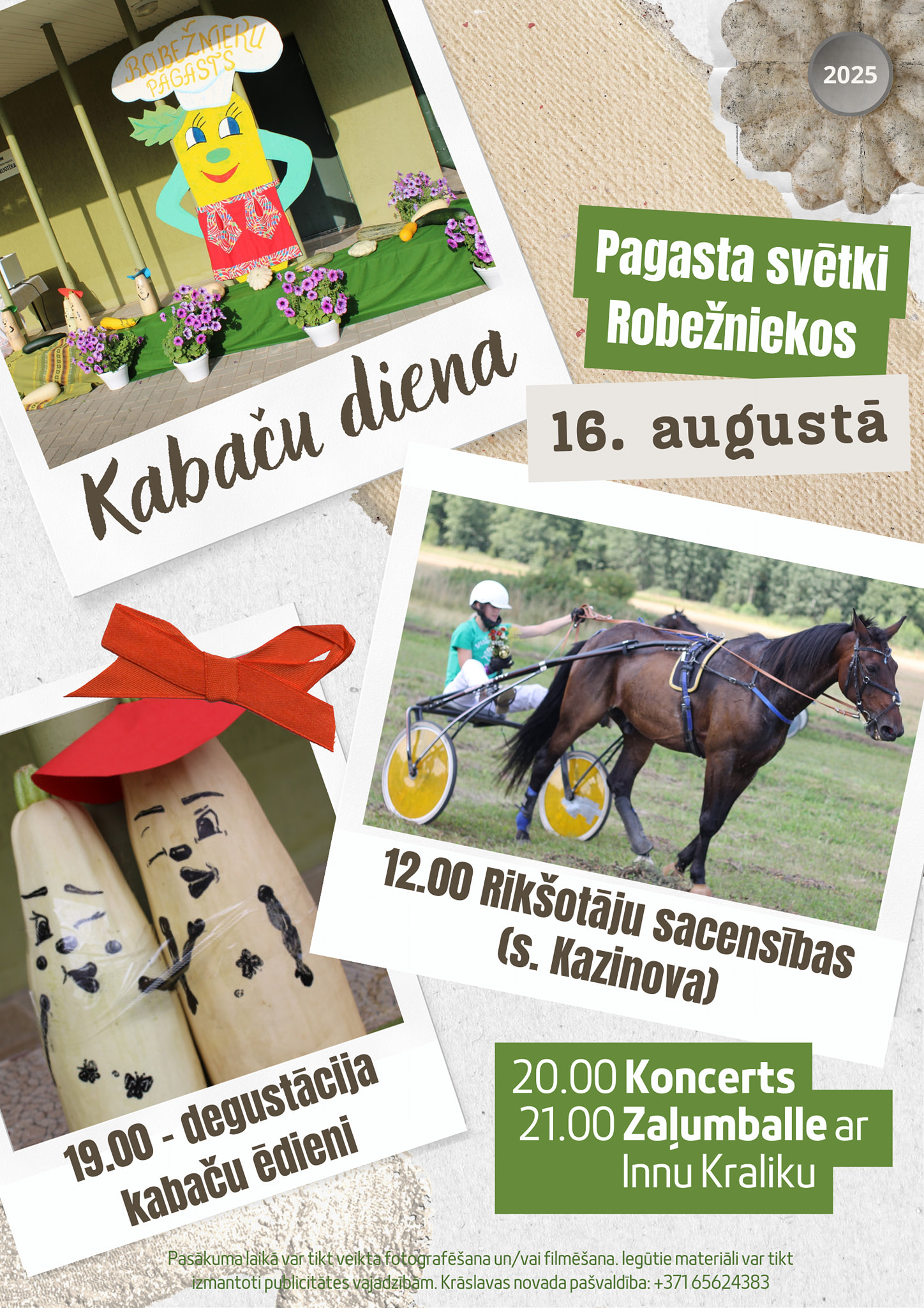 Kabaču diena - pagasta svētki Robežniekos