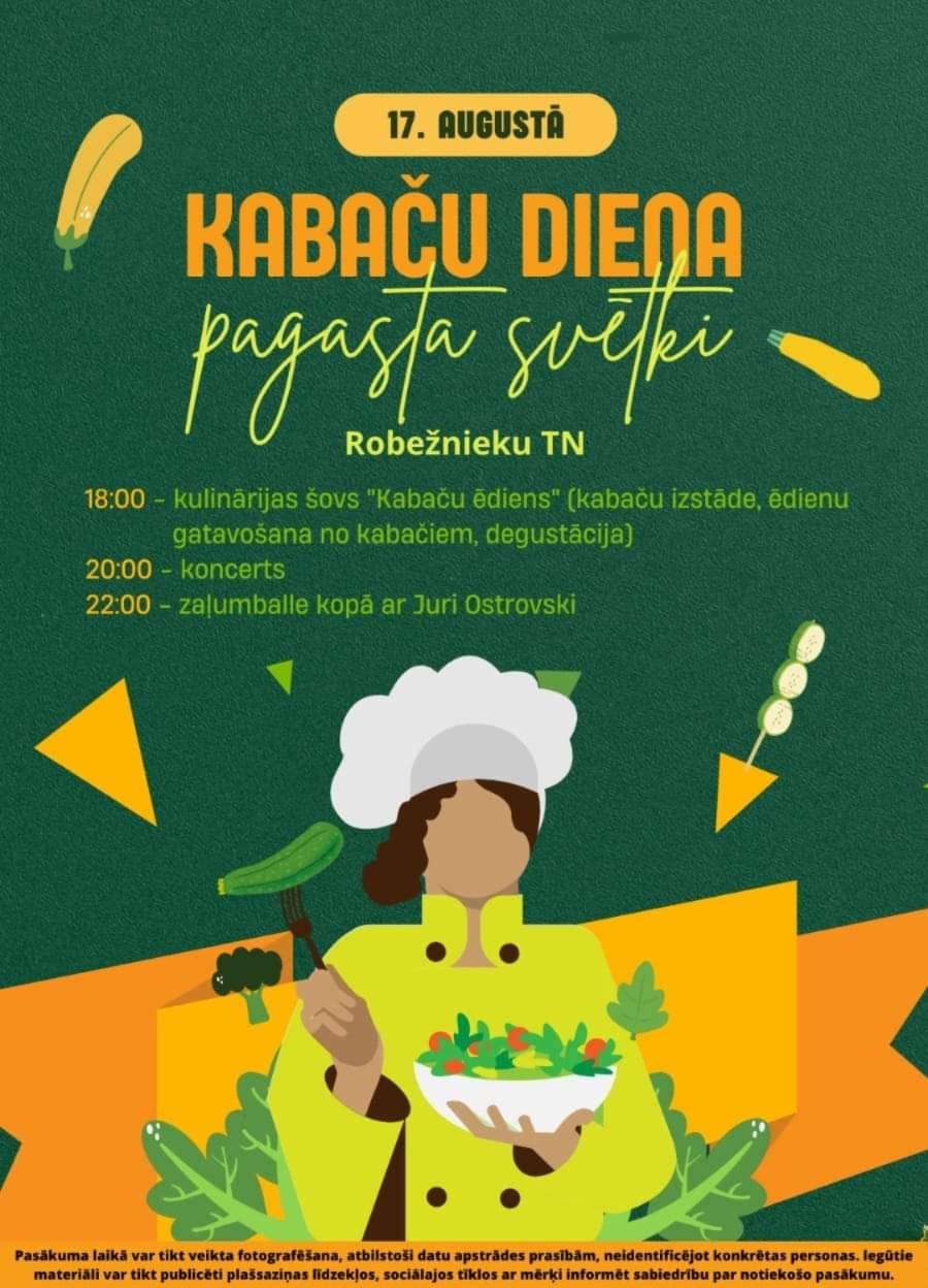 Kabaču diena - pagasta svētki Robežnieku Tautas namā