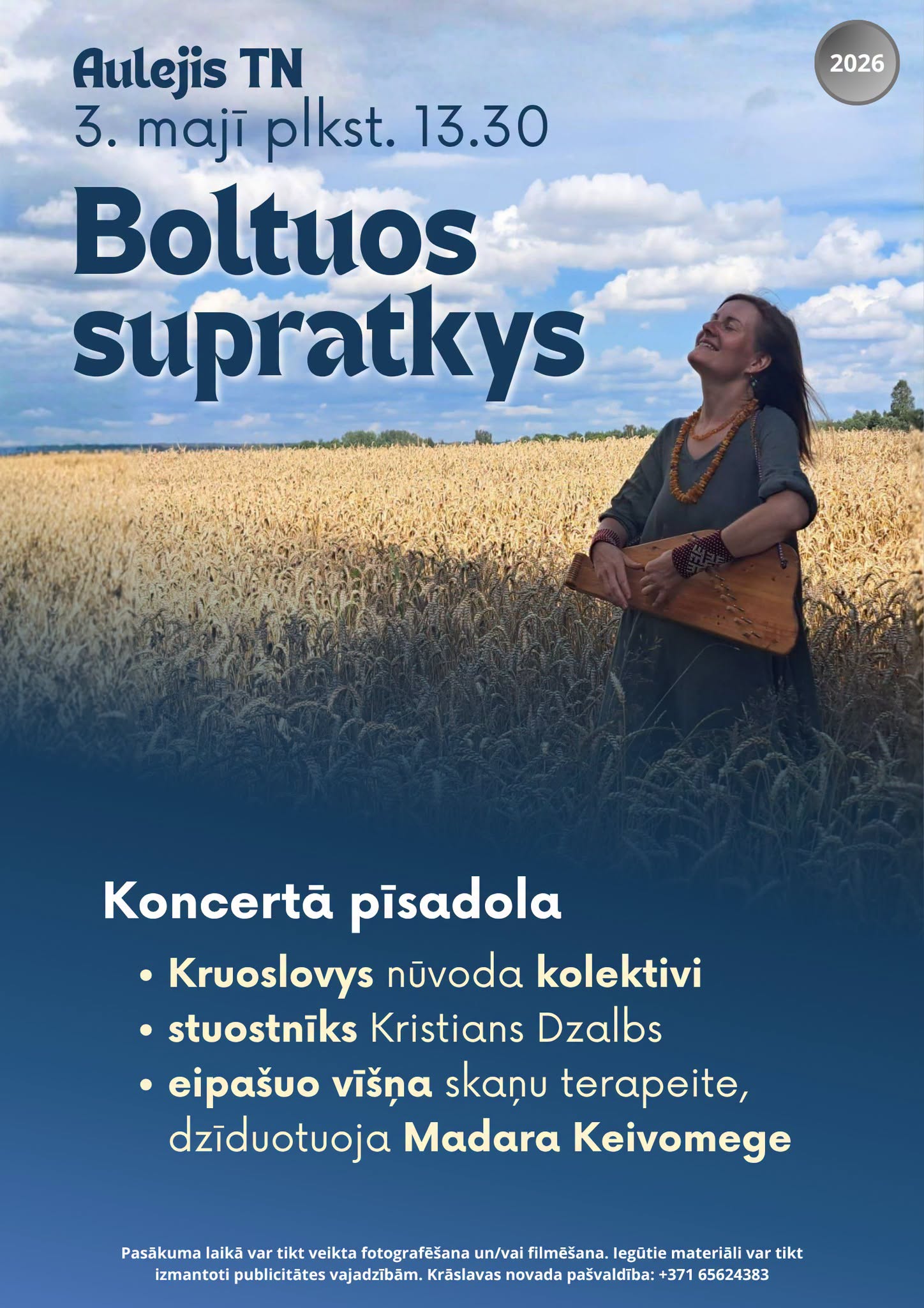 Koncerts Aulejas Tautas namā