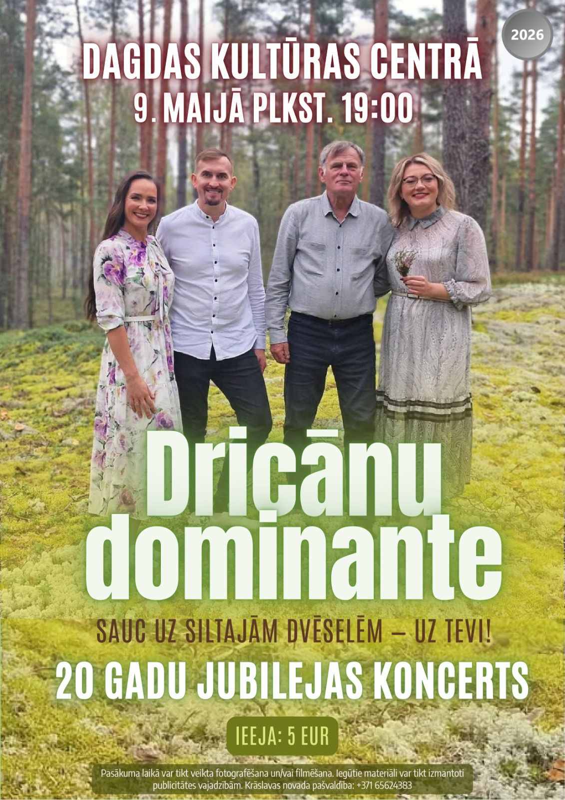 Koncerts Dagdas Kultūras centrā