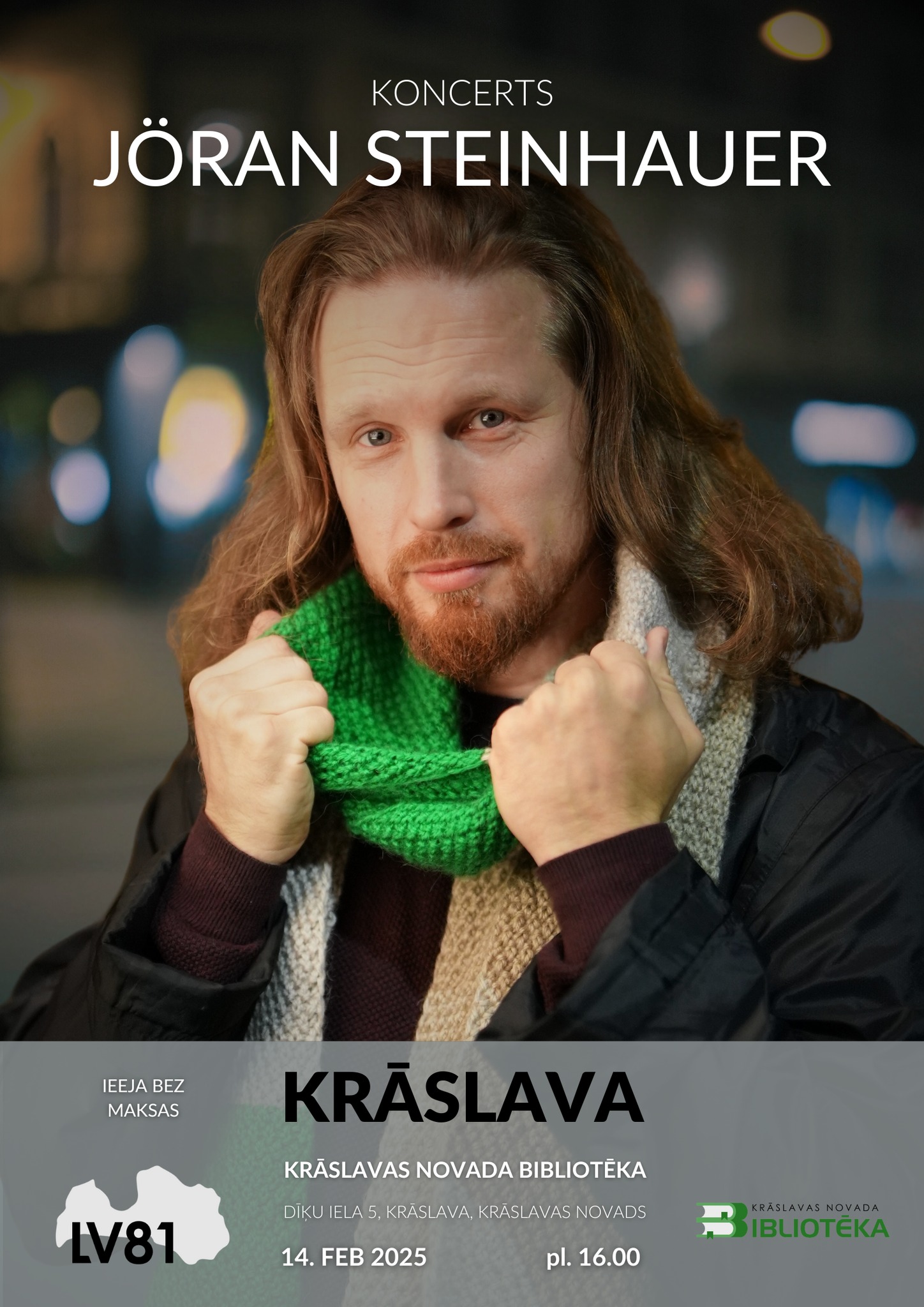 Koncerts Krāslavas novada bibliotēka