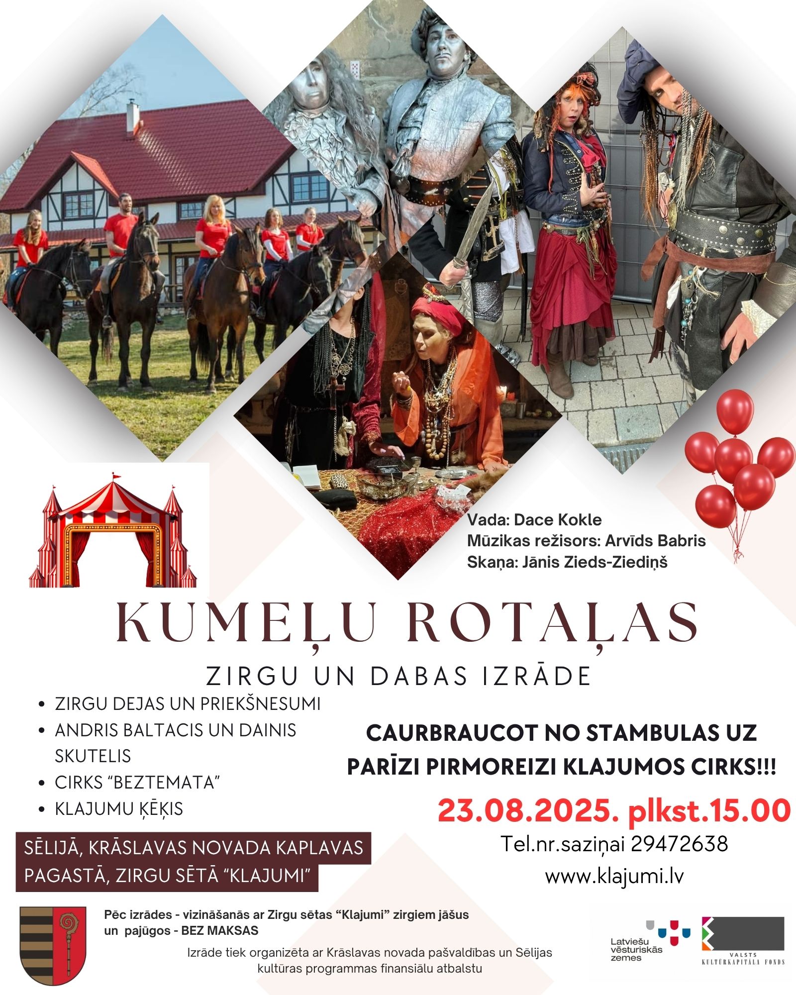 Kumeļu rotaļas zirgu sētā "Klajumi" 2025