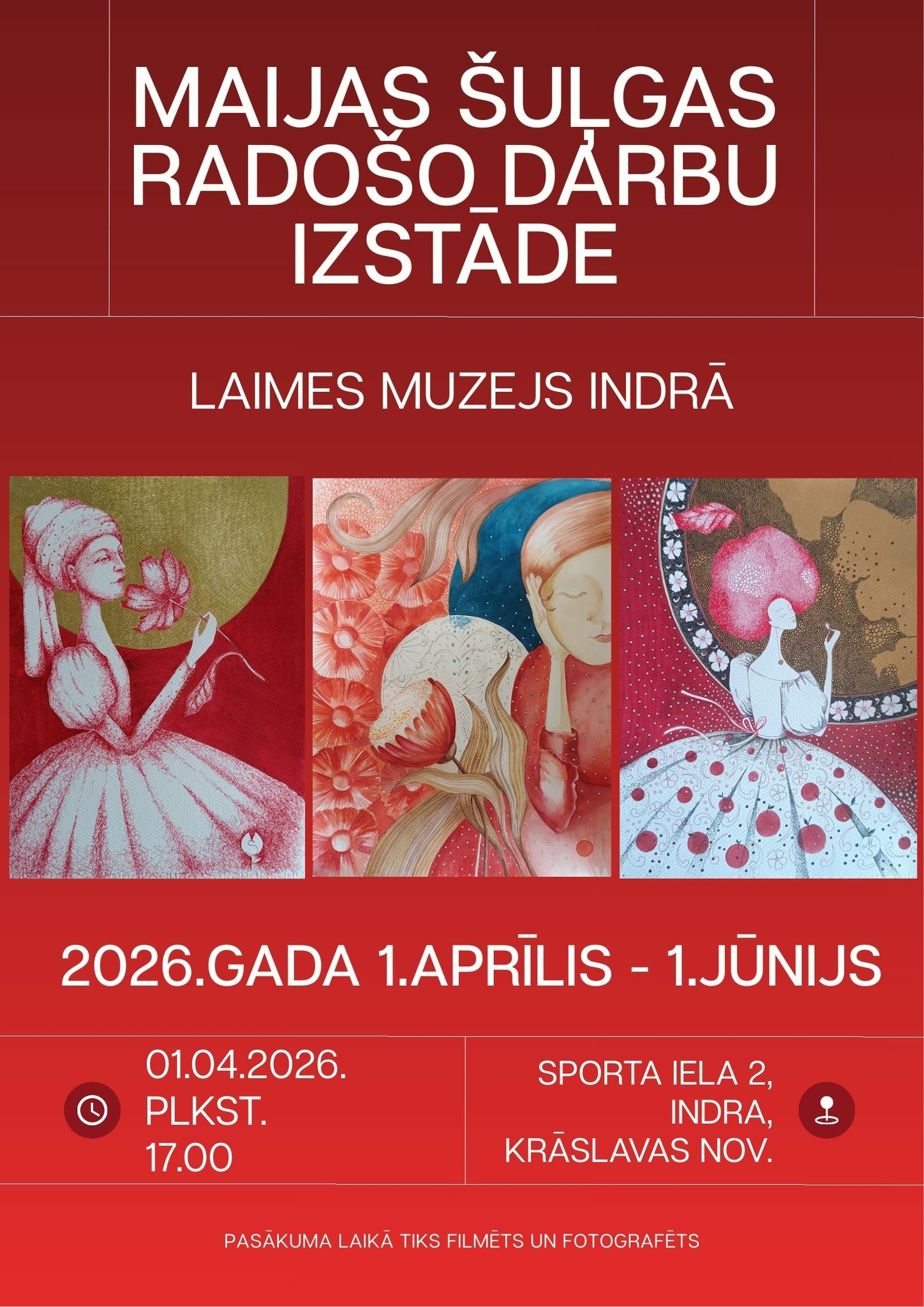 Izstādes atklāšana Laimes muzejā