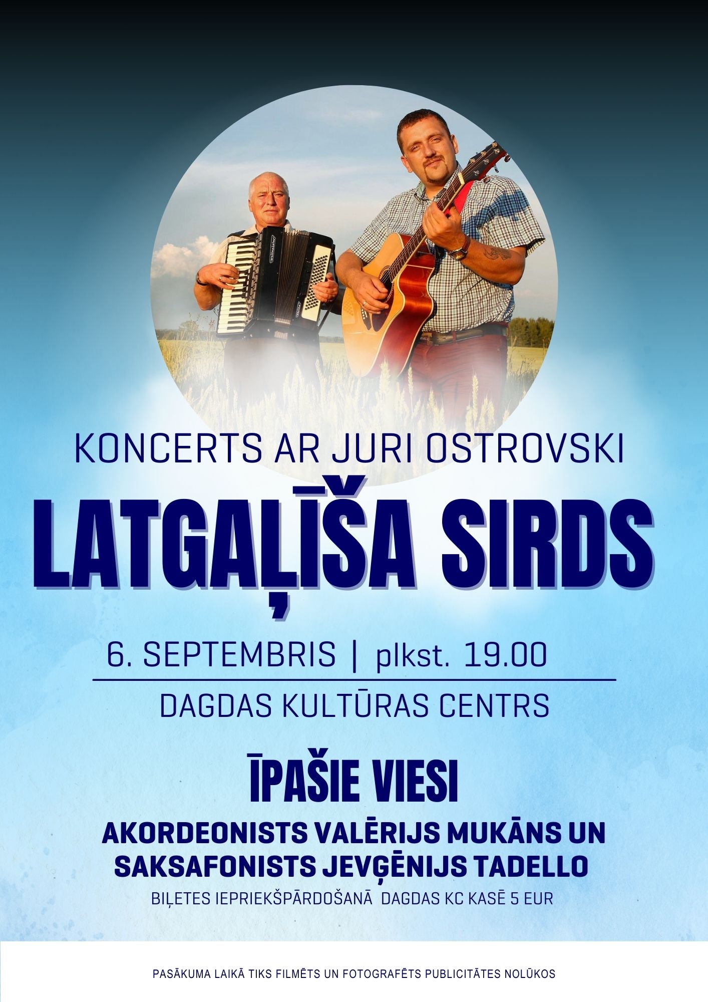 Koncerts ar Juri Ostrovski "Latgalīša sirds"