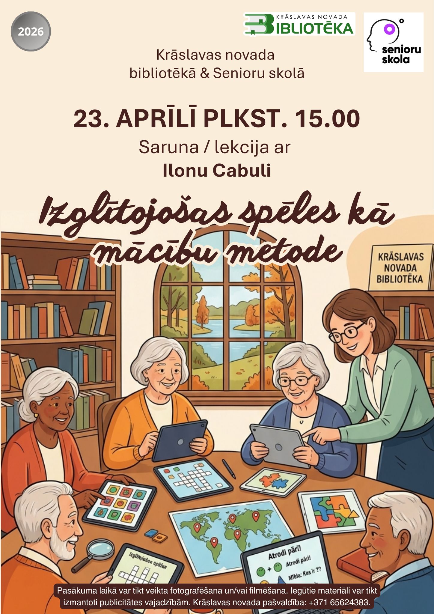 Lekcija Senioru skolā