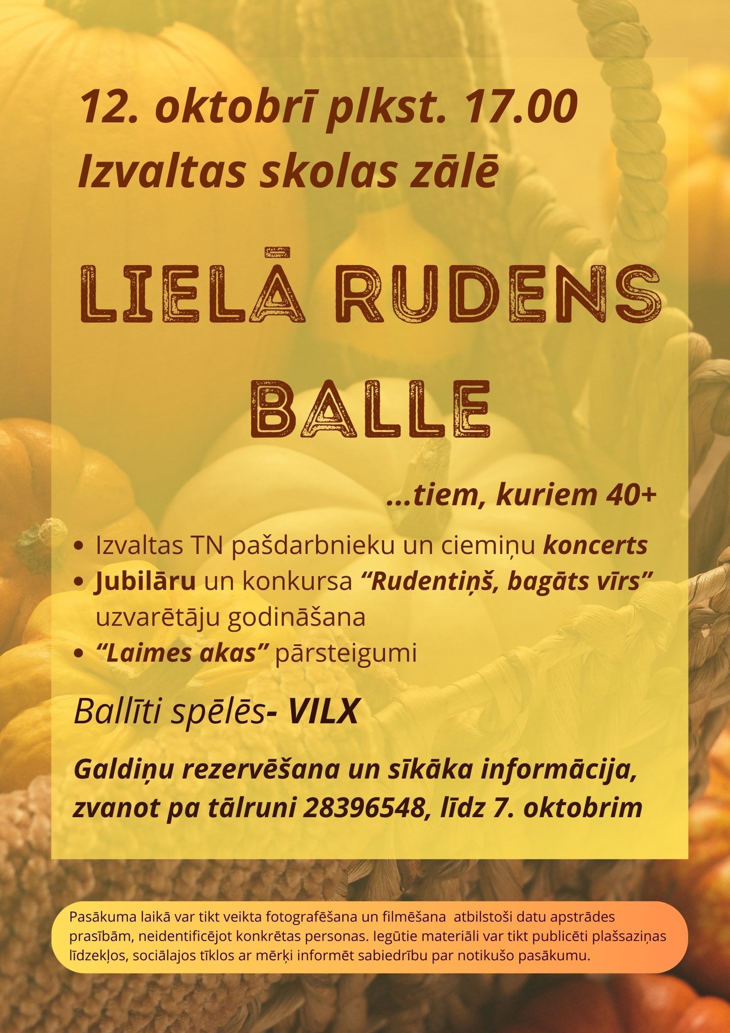 Lielā rudens balle Izvaltā