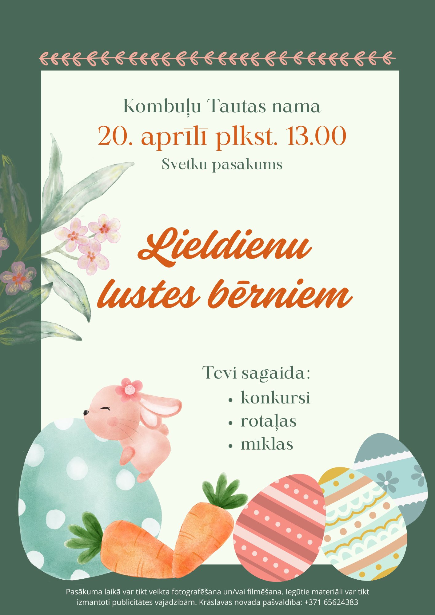 Lieldienu pasākums bērniem