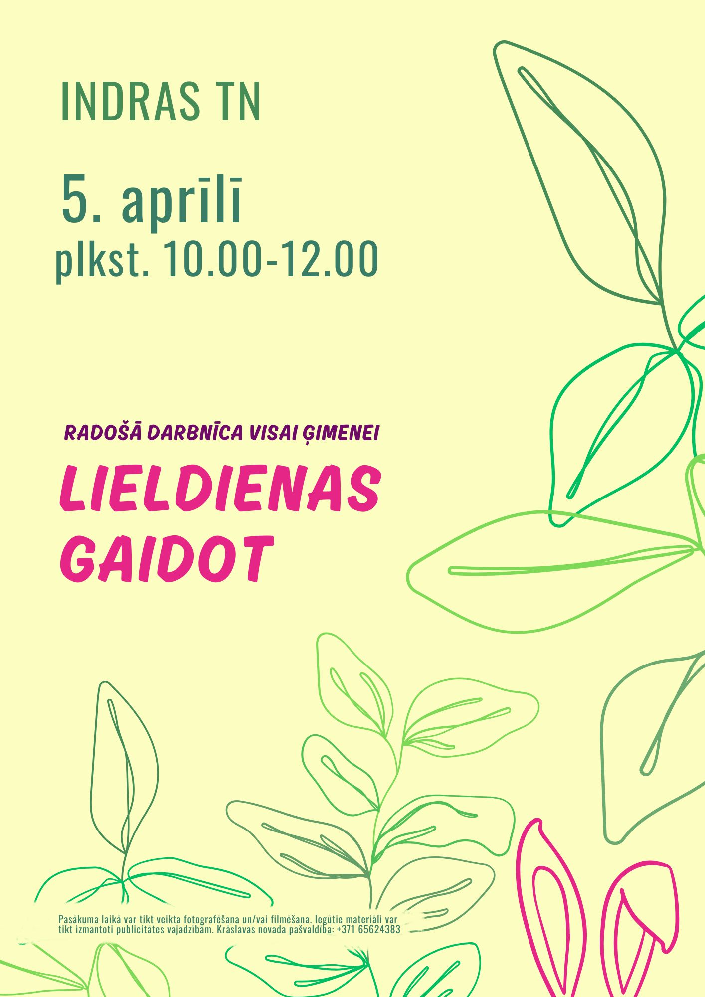 Lieldienu darbnīcas