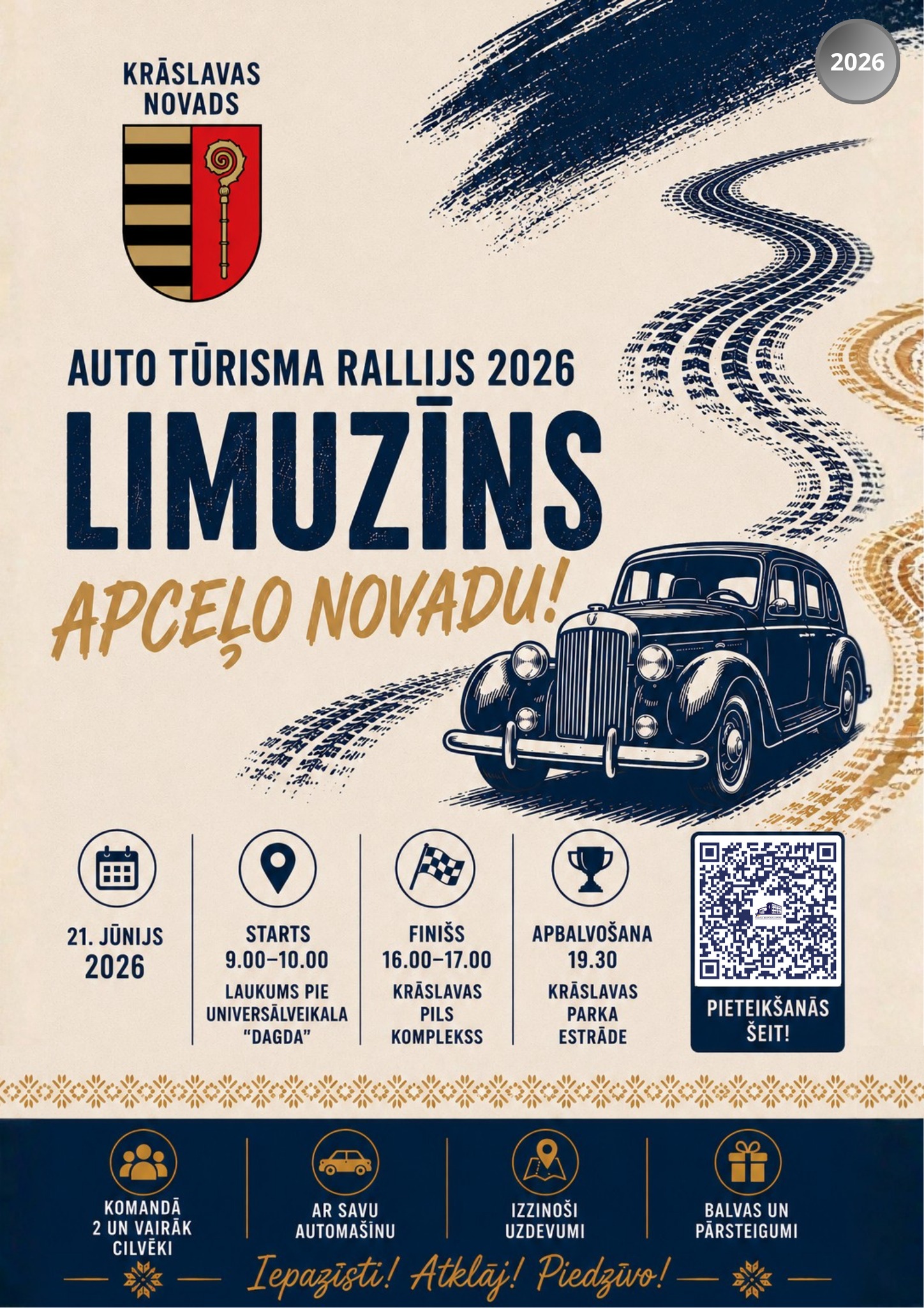 Limuzīns apceļo Krāslavas novadu