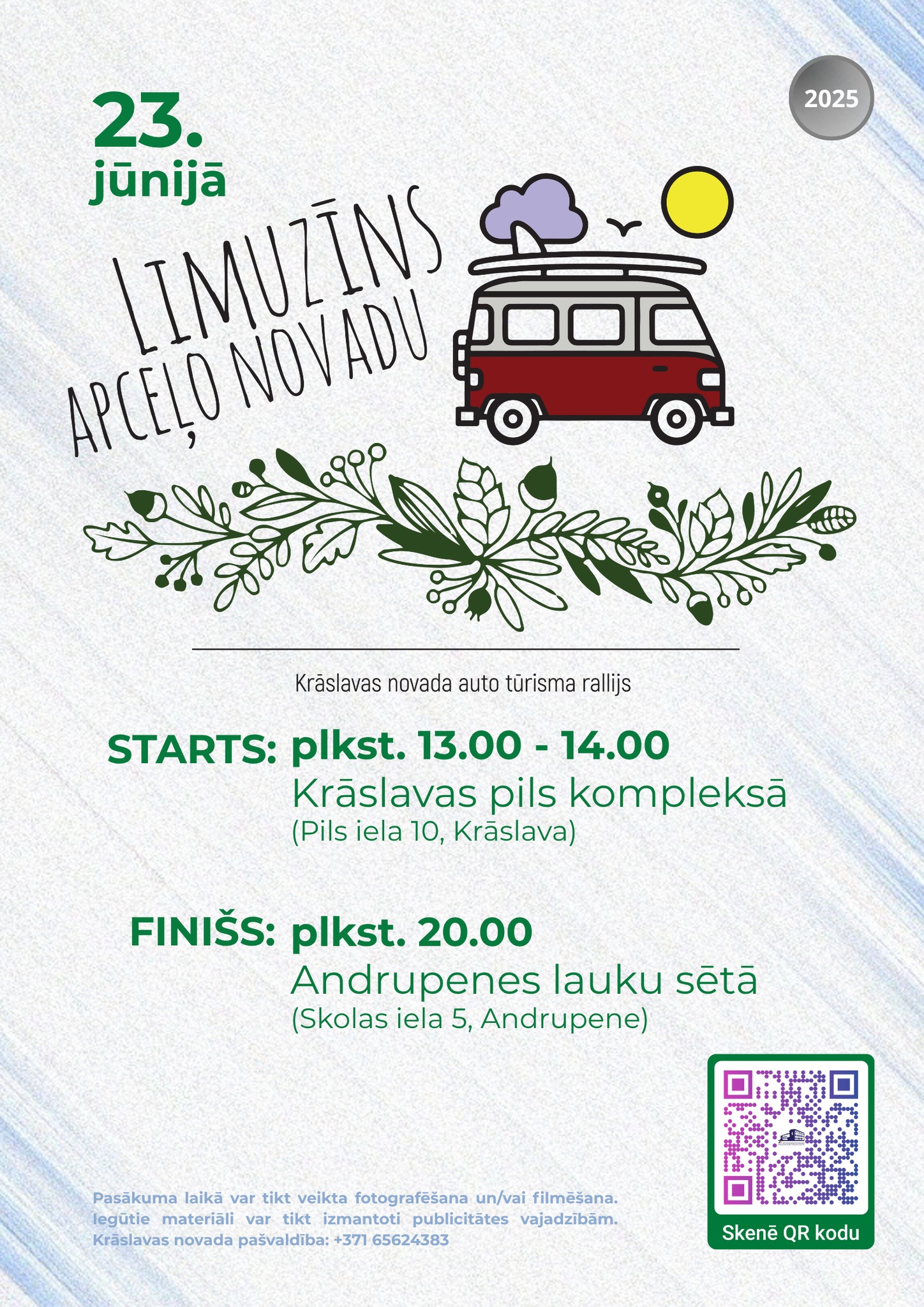 Limuzīns apceļo Krāslavas novadu