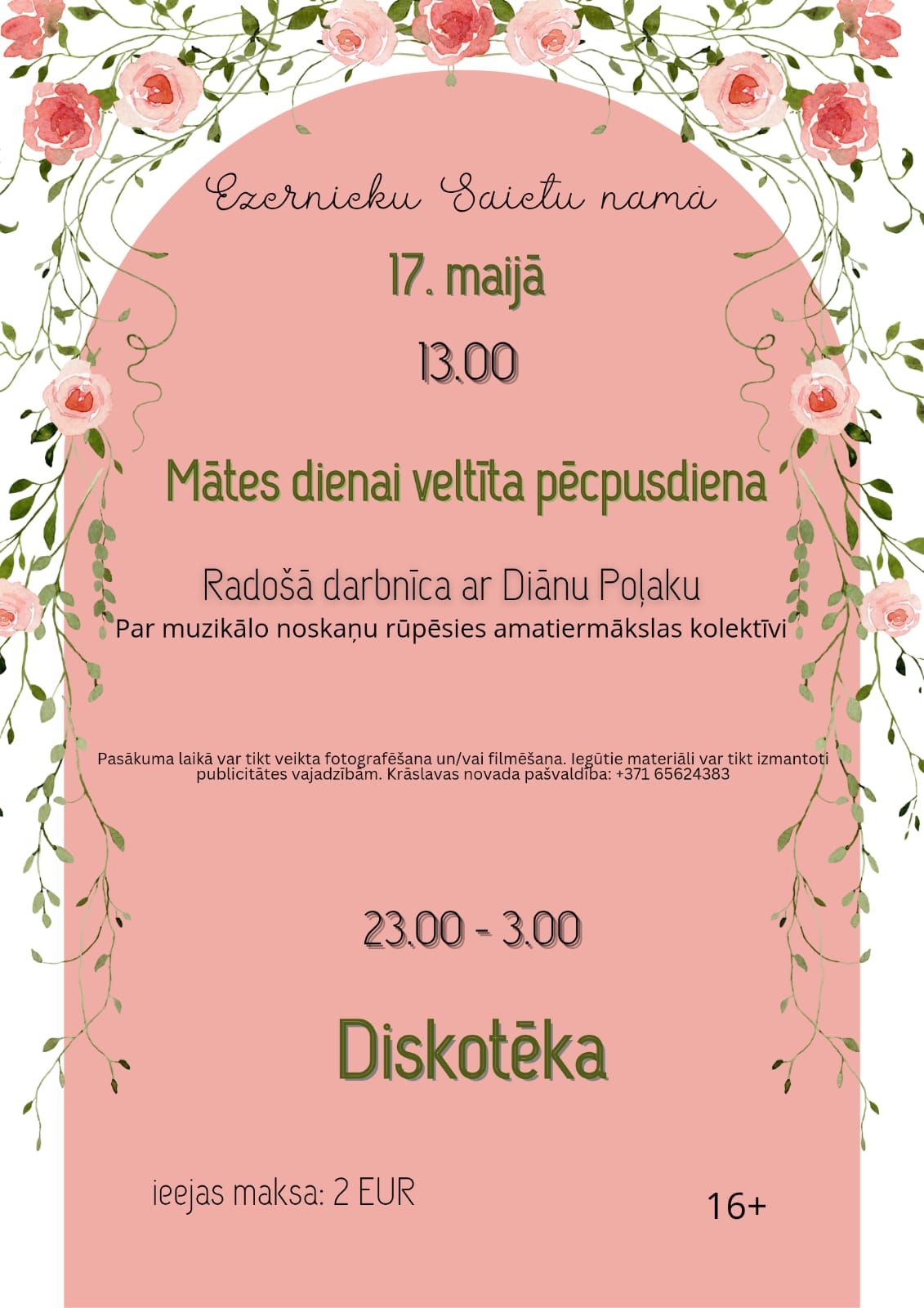 Māmiņdienas pasākums Krāslavas novadā