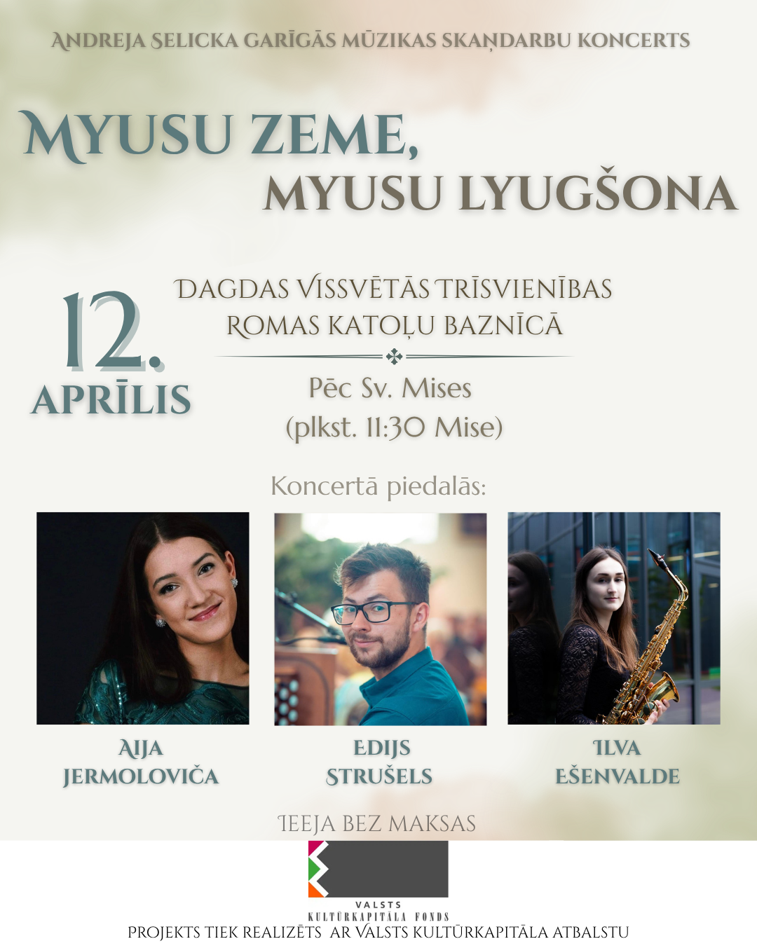 Koncerts Dagdas Romas katoļu baznīcā