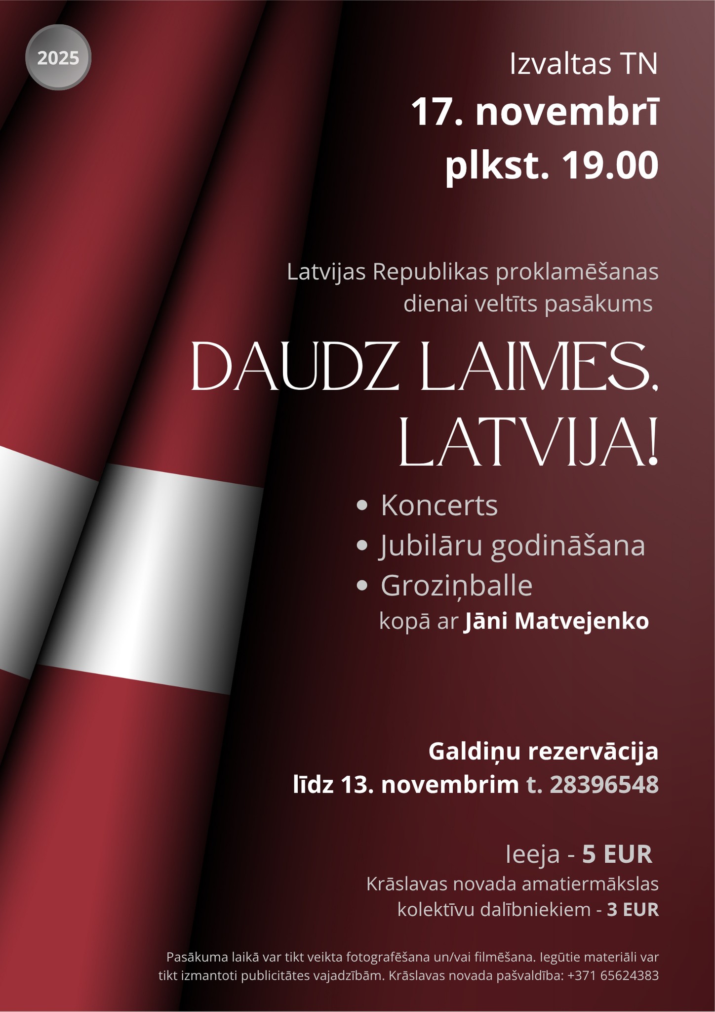 Pasākums Izvaltas Tautas namā