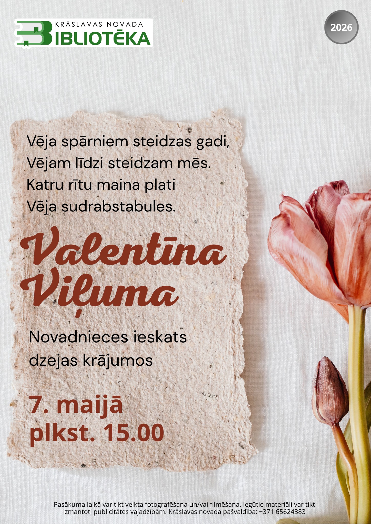 Pasākums Krāslavas novada bibliotēkā