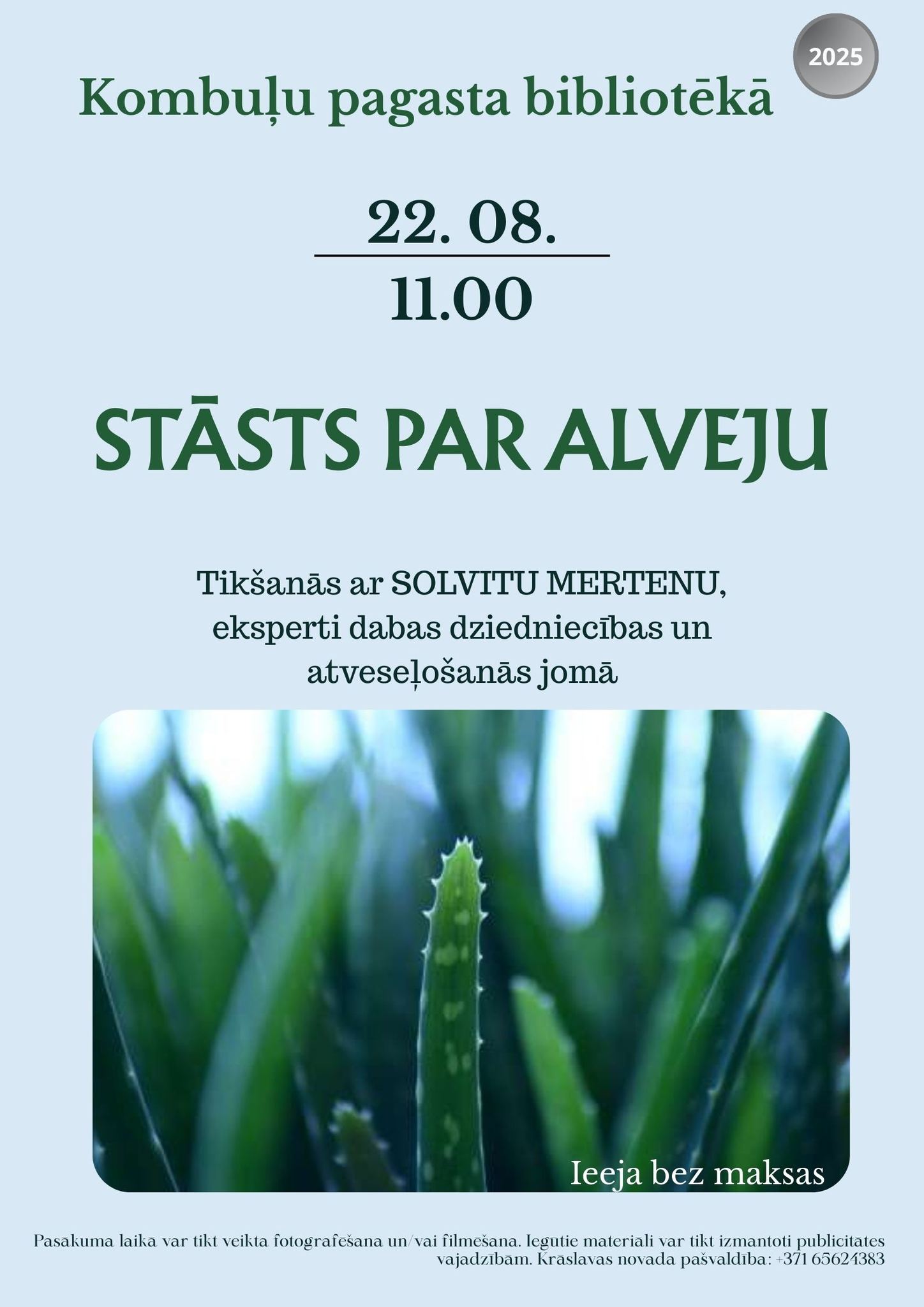 Pasākums Kombuļu pagasta bibliotēkā