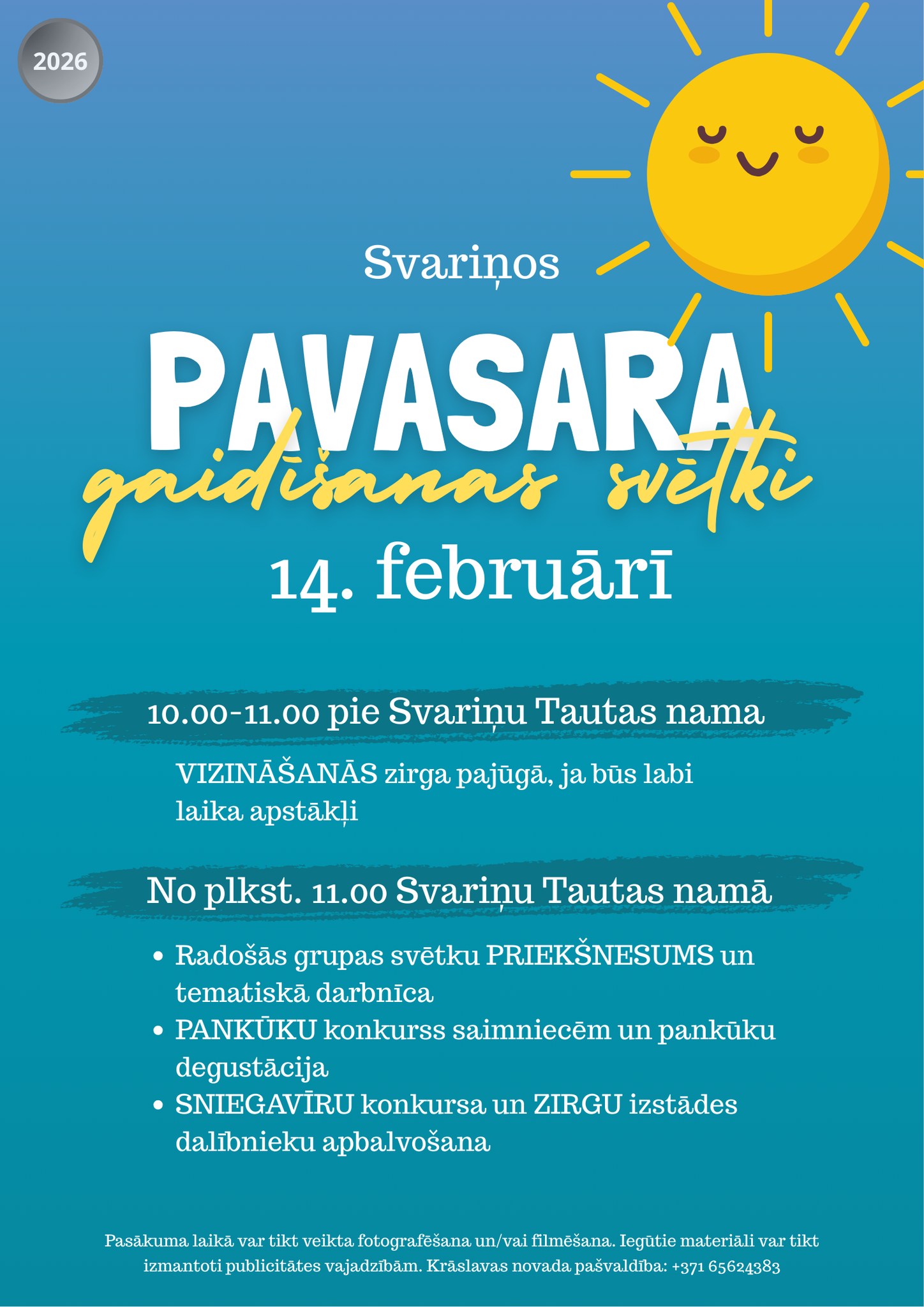 Pasākums Svariņu Tautas namā