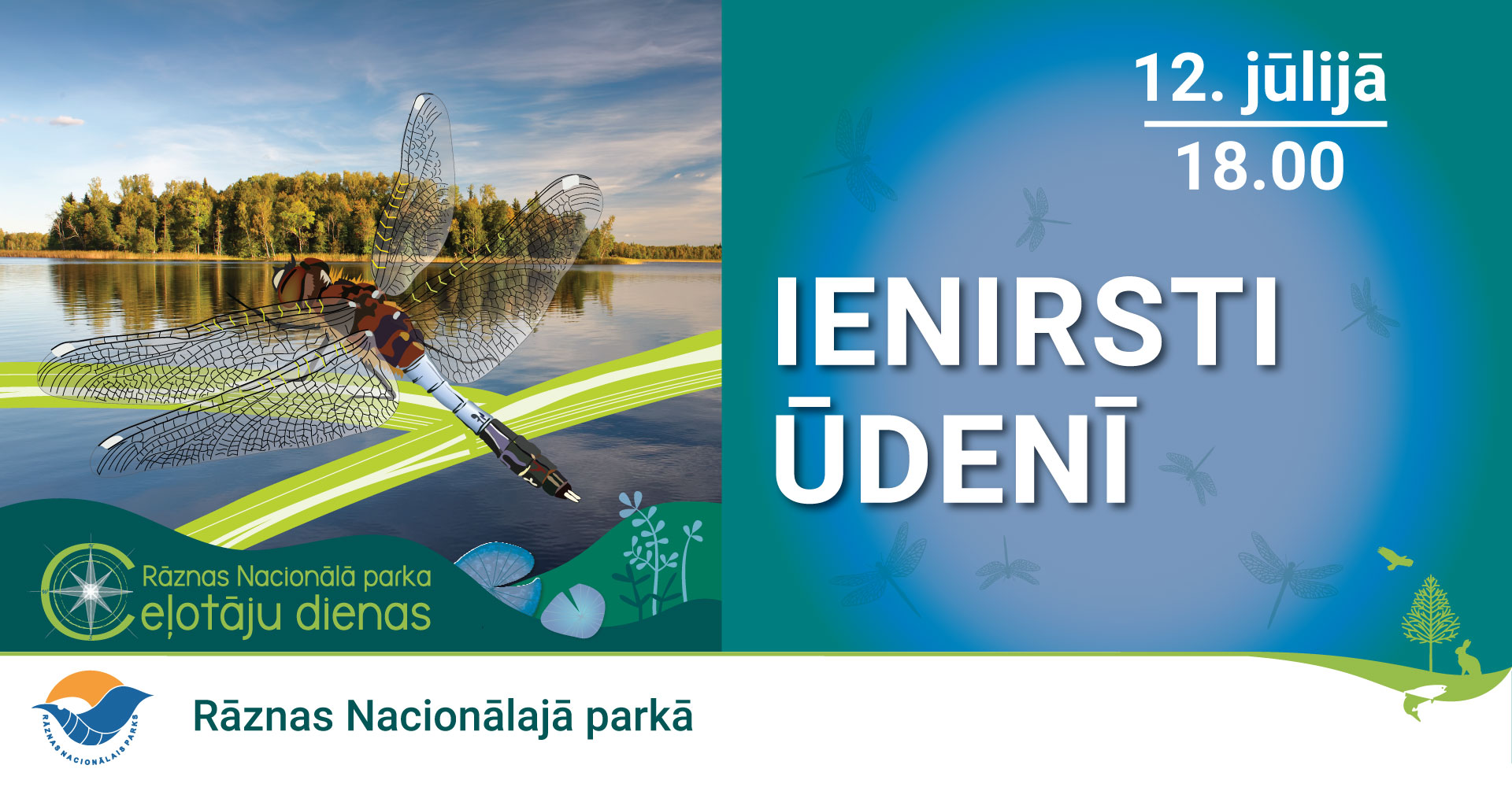 Dabas izziņas pasākums "Ienirsti ūdenī!"