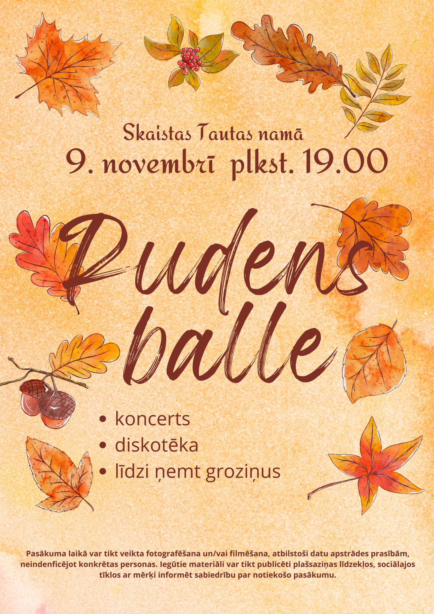 Rudens balle Skaistā