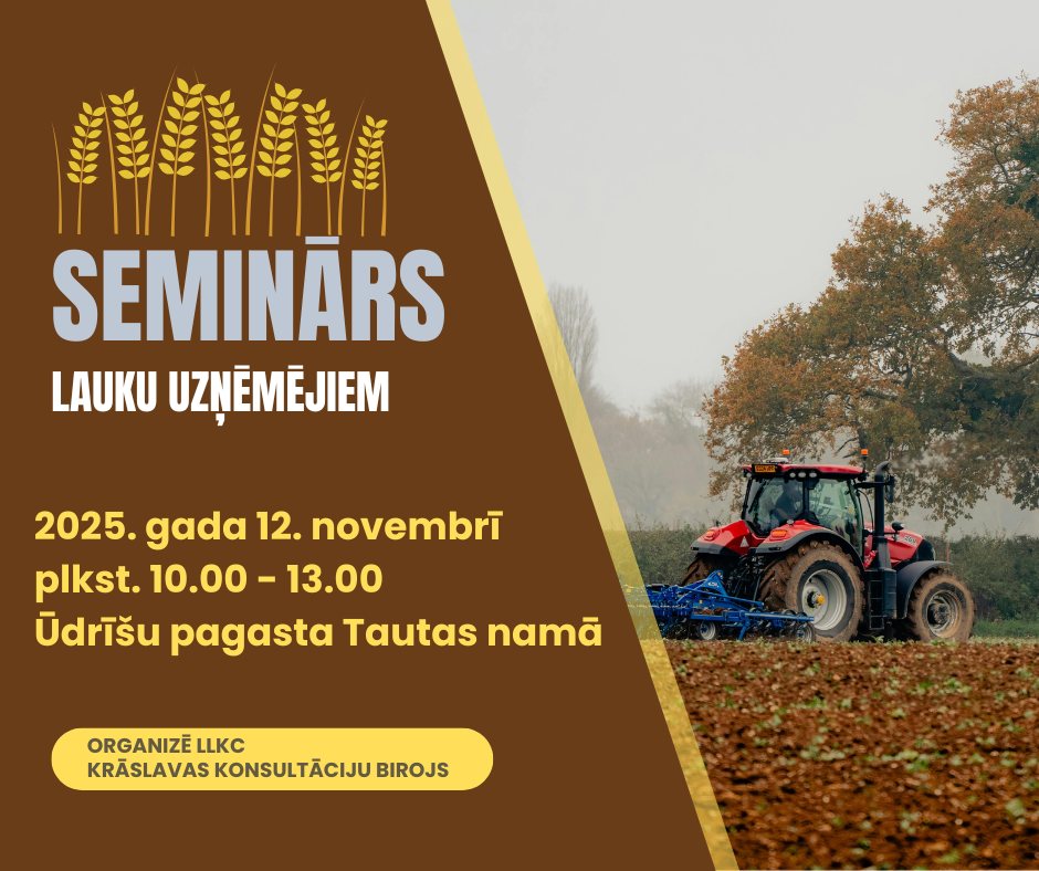 Seminārs lauku uzņēmējiem