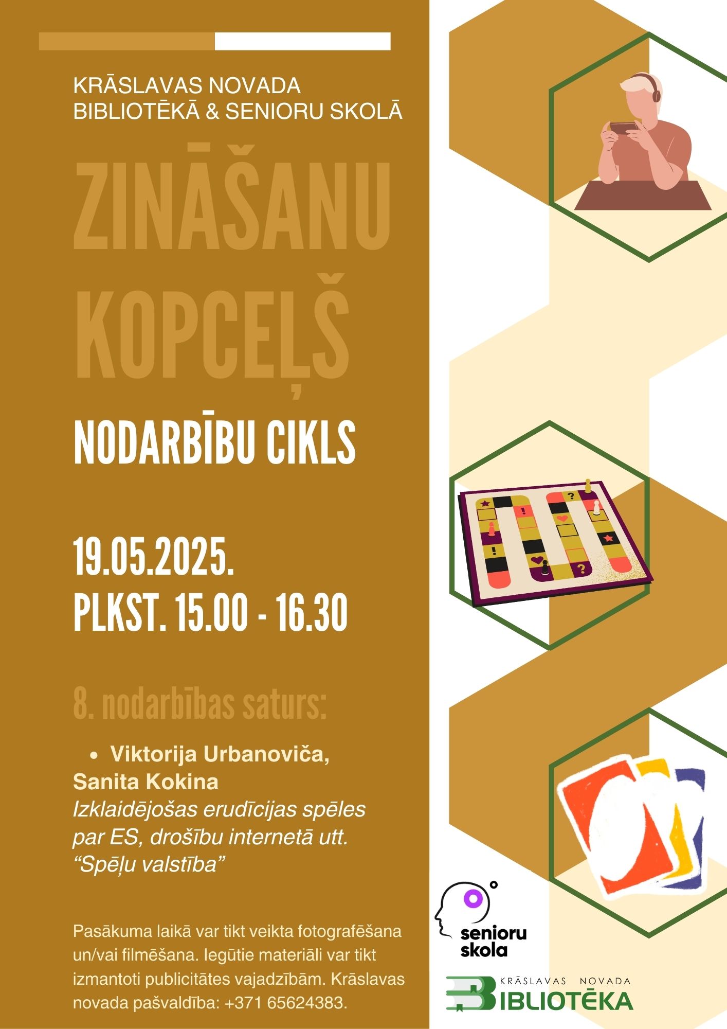 Nodarbību cikls Krāslavas novada bibliotēkā