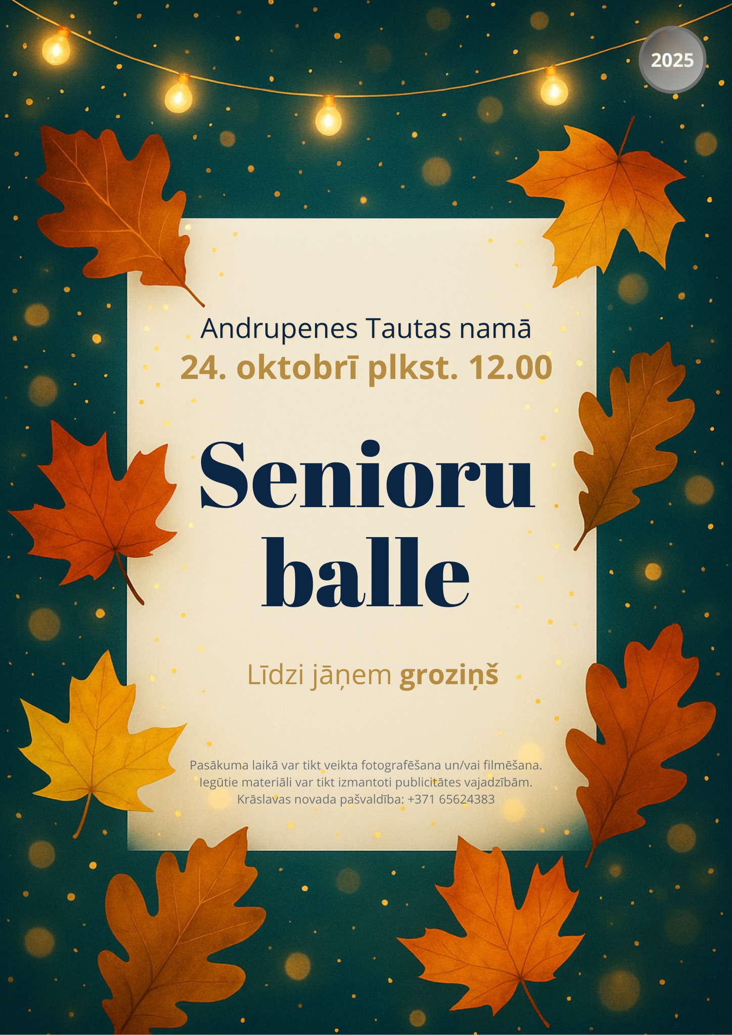 Senioru balle Andrupenes Tautas namā