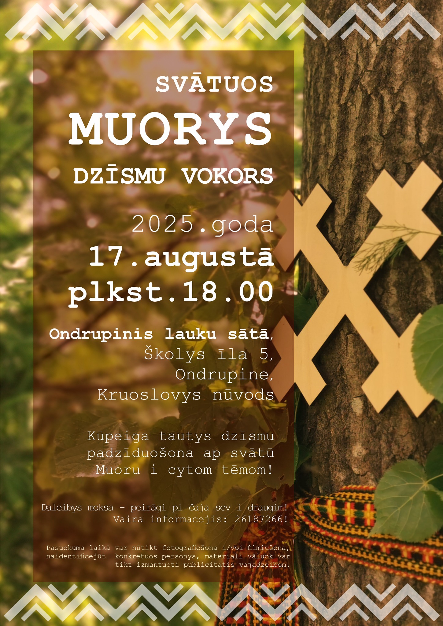 Svātuos Muorys dzīsmu vokors