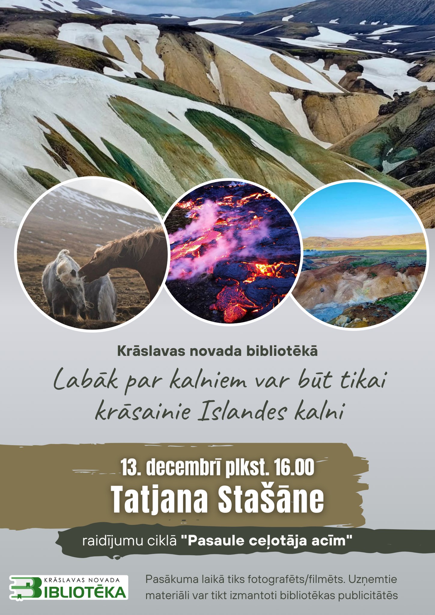 Tikšanās Krāslavas novada bibliotēkā