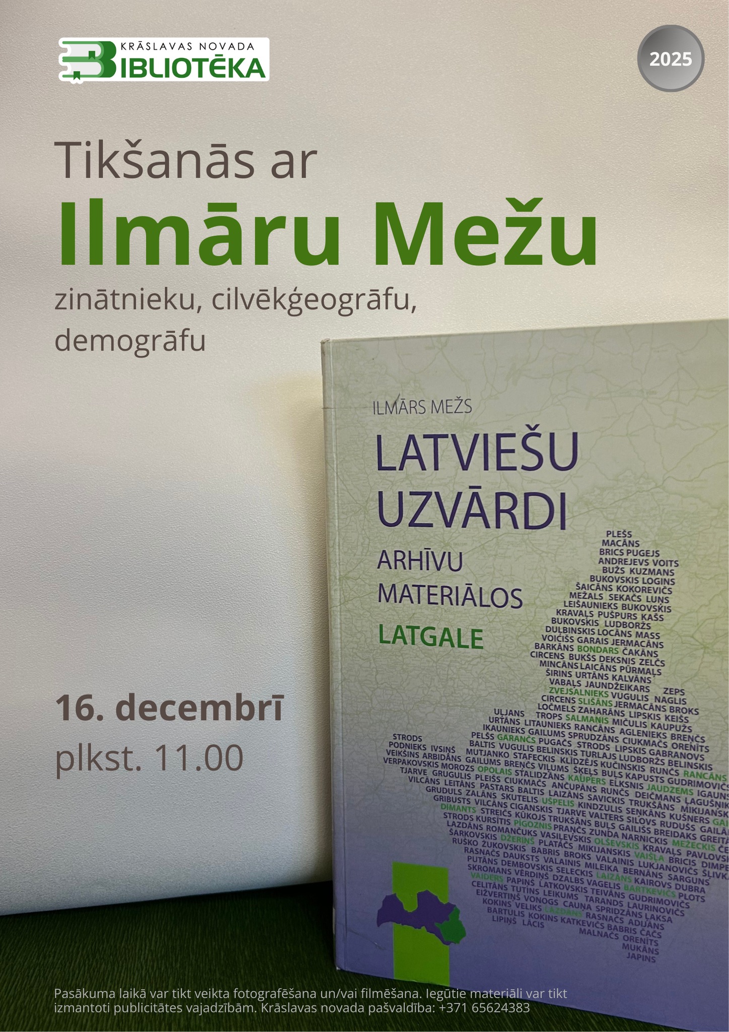 Tikšanās Krāslavas novada bibliotēkā