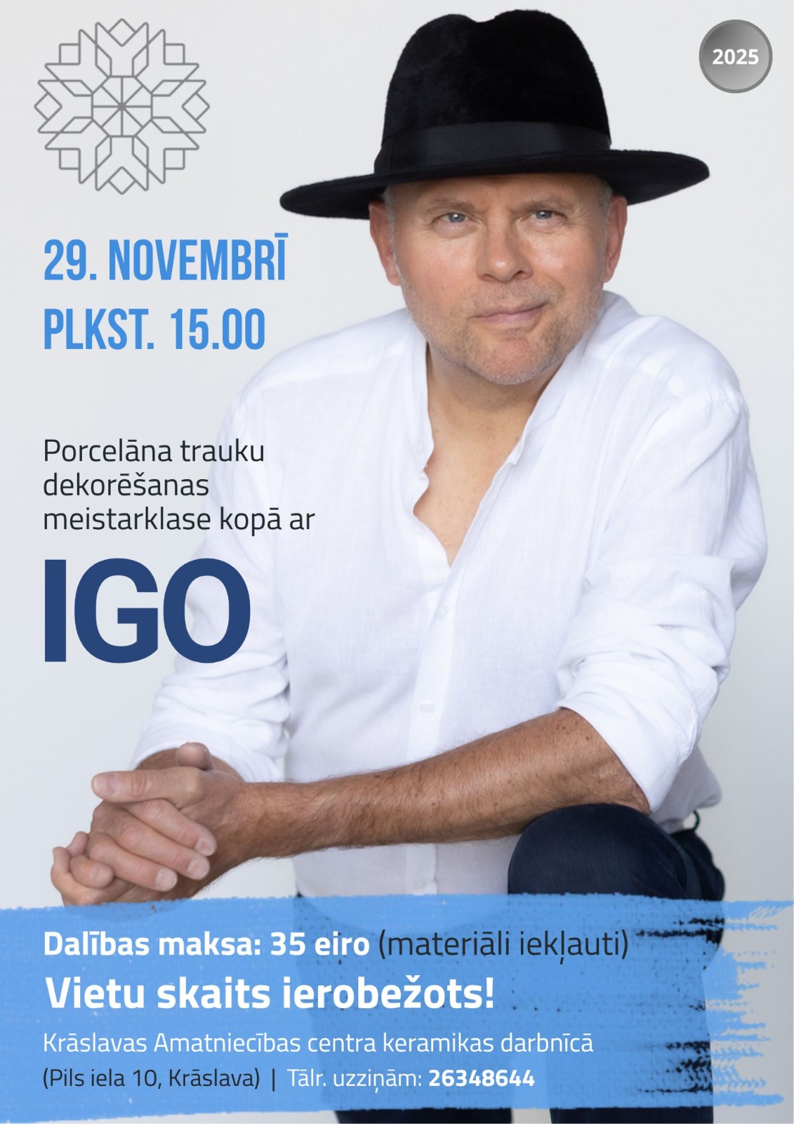 Meistarklase kopā ar IGO Krāslavas Amatniecības centrā