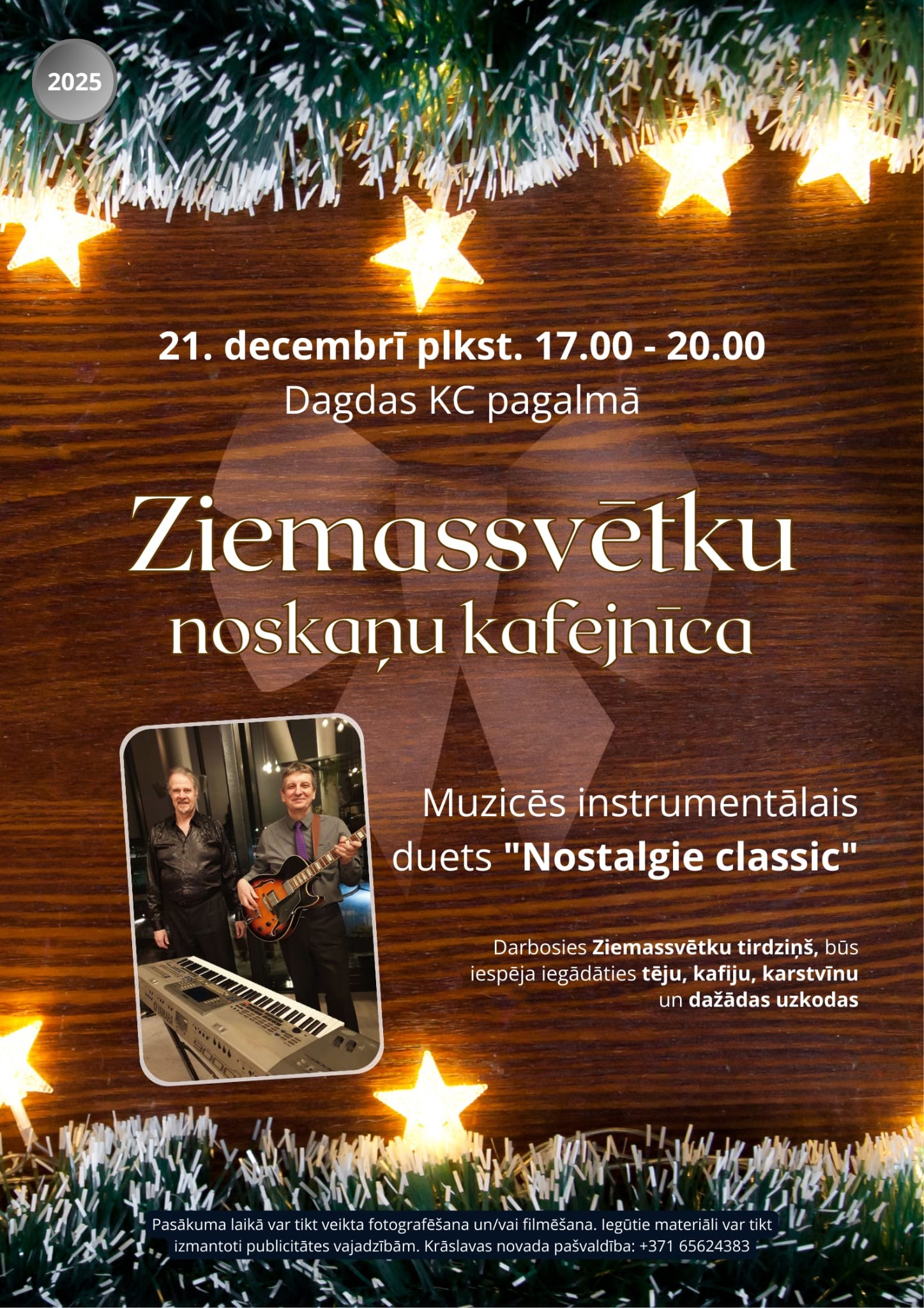 Ziemassvētku noskaņu kafejnīca