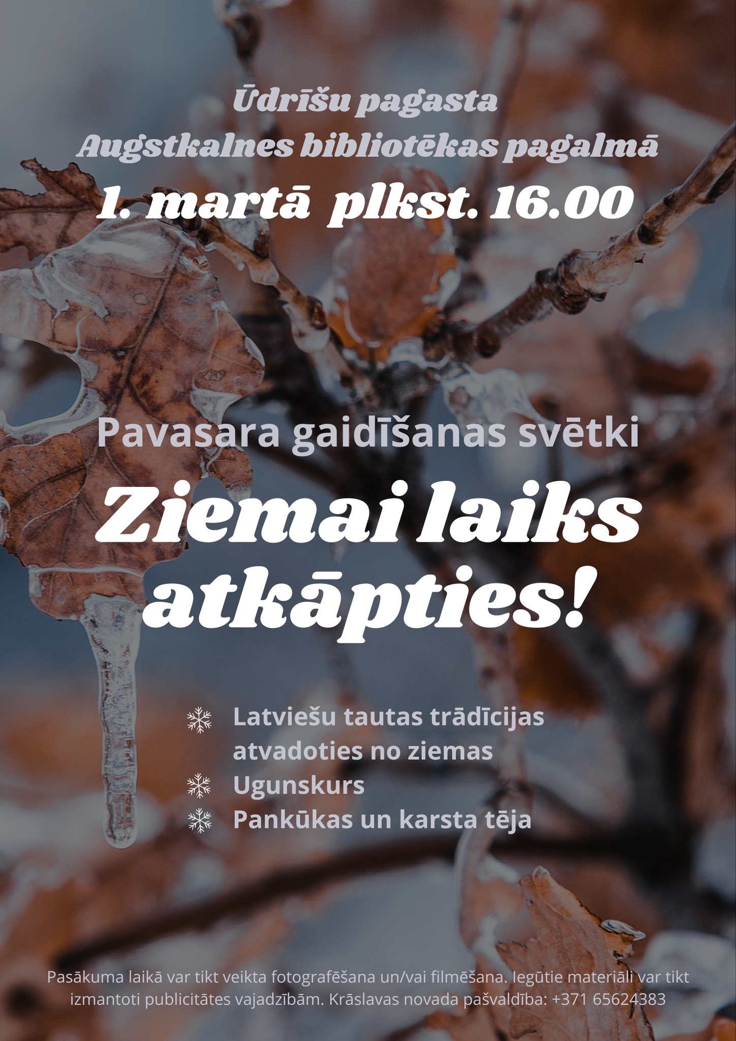Pavasara gaidīšanas svētki Ūdrīšu pagastā